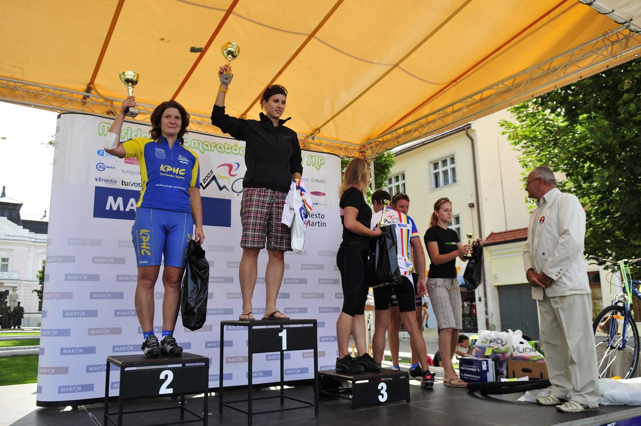 1. miesto Lívia Hanesová , 2. Martina Šidlová, 3. Eva Michaligová