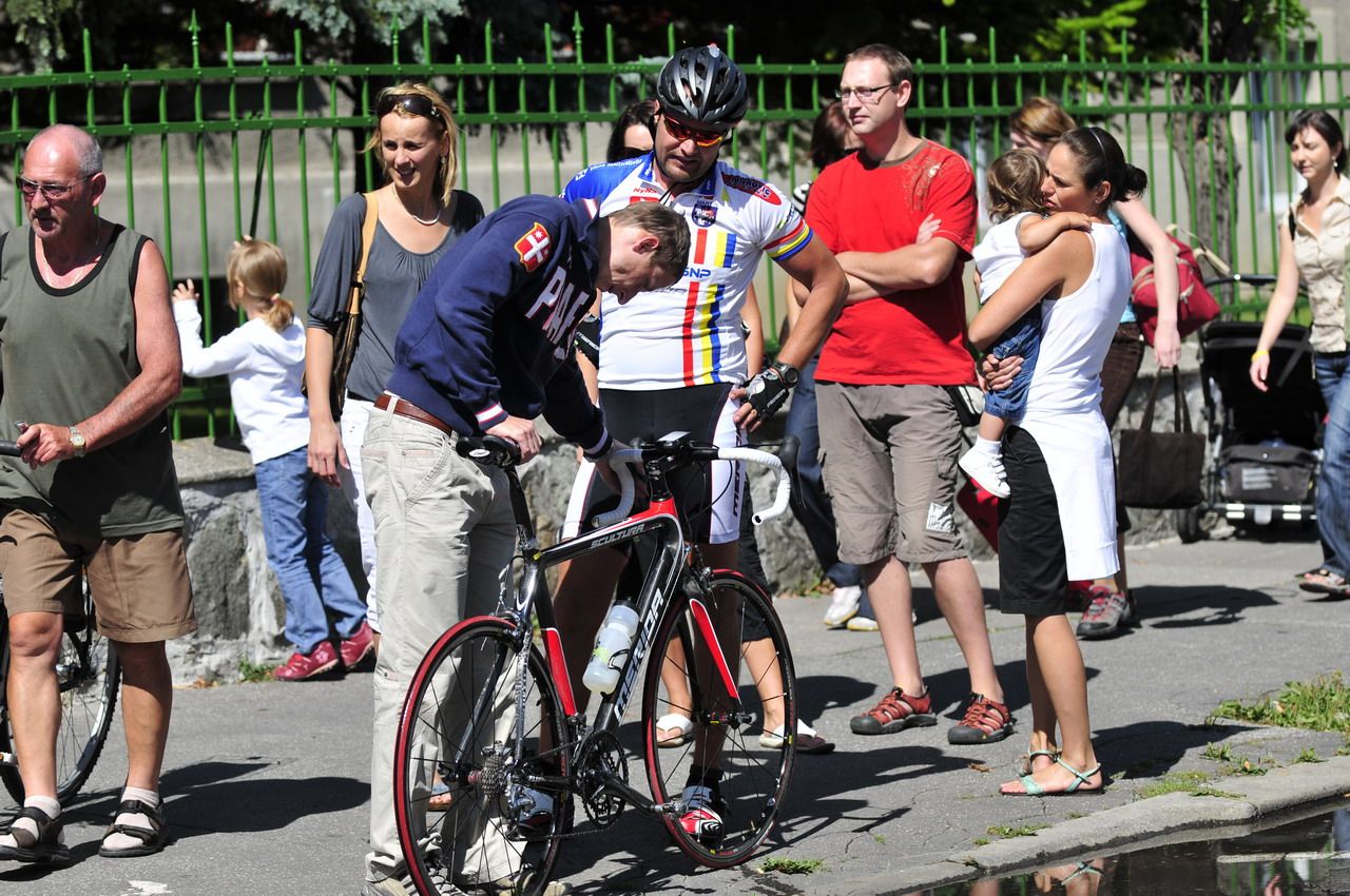Kontrola bicykla...