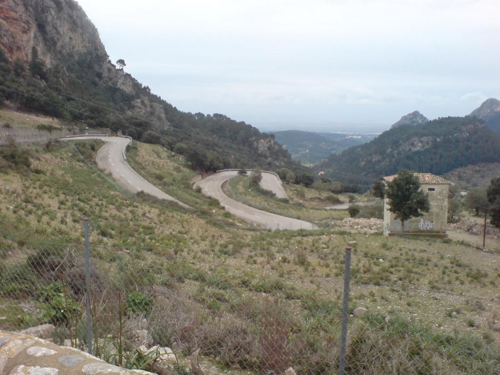 Pohľad z kopca Coll de Soller.