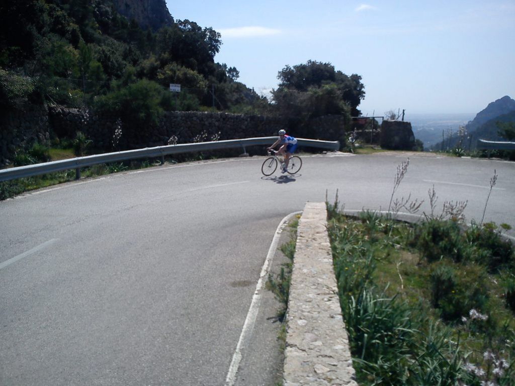 Posledná točka pred vrcholom Coll de Soller.