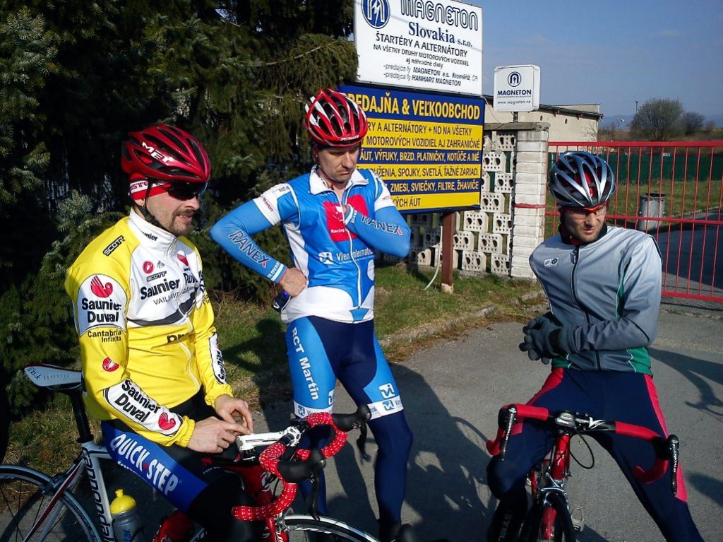 Trio zľava Chlebo,Ranto,Belák Braňo.