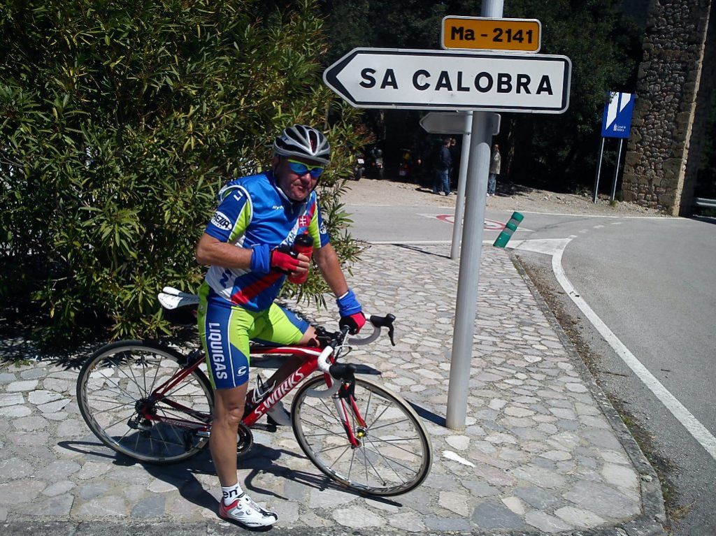 Peter Ftorek po zdolaní Sa Calombri.