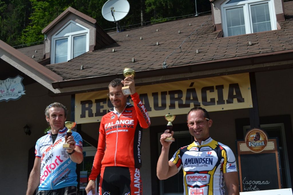 Víťaz 2. etapy Grúľ Falange Bratislava, 2. Miroslav Kováčik, 3. Róbert Bartko.